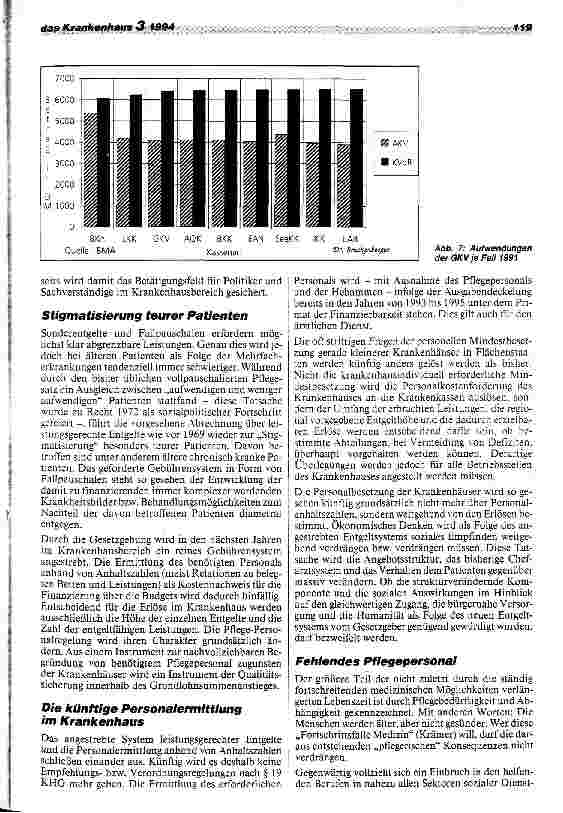 Vorschauseite 5: Auswirkungen des GSG auf die stationäre Versorgung älterer und chronisch Kranker