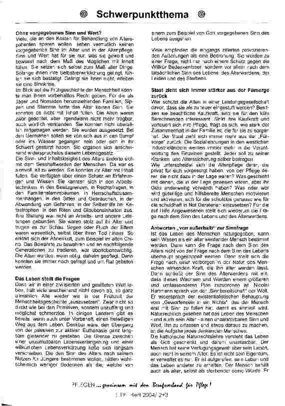 Vorschauseite 3: Der positive Sinn des Alters und der Altenpflege