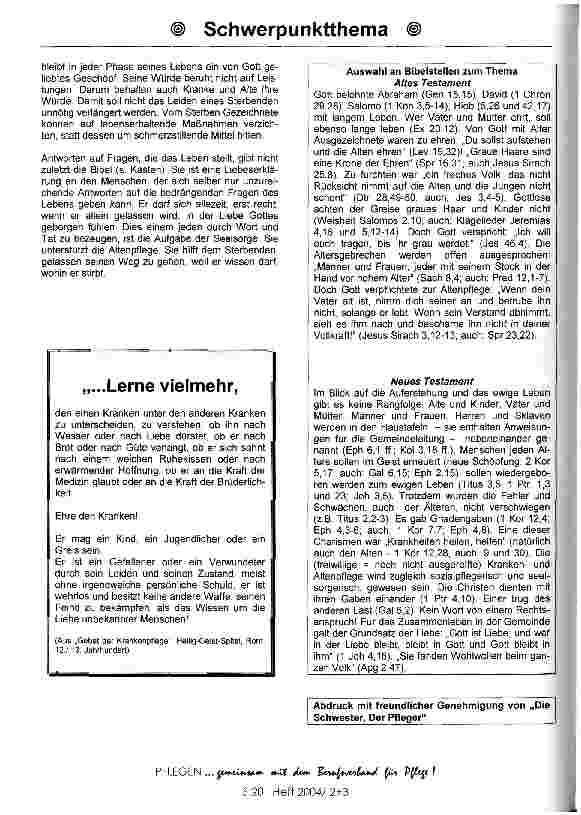Vorschauseite 4: Der positive Sinn des Alters und der Altenpflege