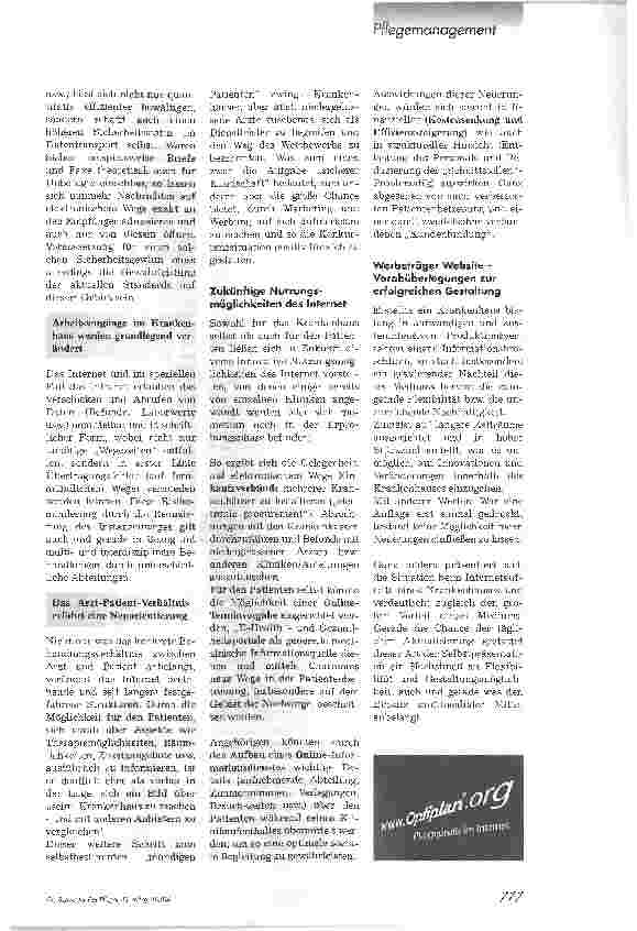 Vorschauseite 2: Krankenhaus@Interneteine gute VerbindungNützliche Tipps zur Verbesserung der Außenwirkung