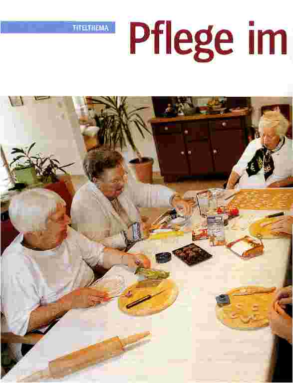 Vorschauseite 1: Pflege im kleinen Kreis