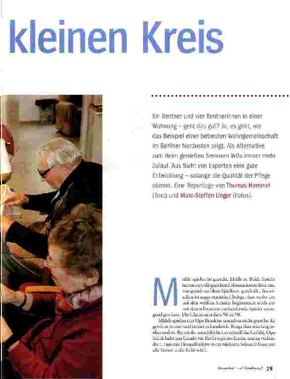 Vorschauseite 2: Pflege im kleinen Kreis
