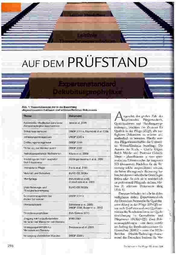 Vorschauseite 1: AUF DEM PRÜFSTAND
