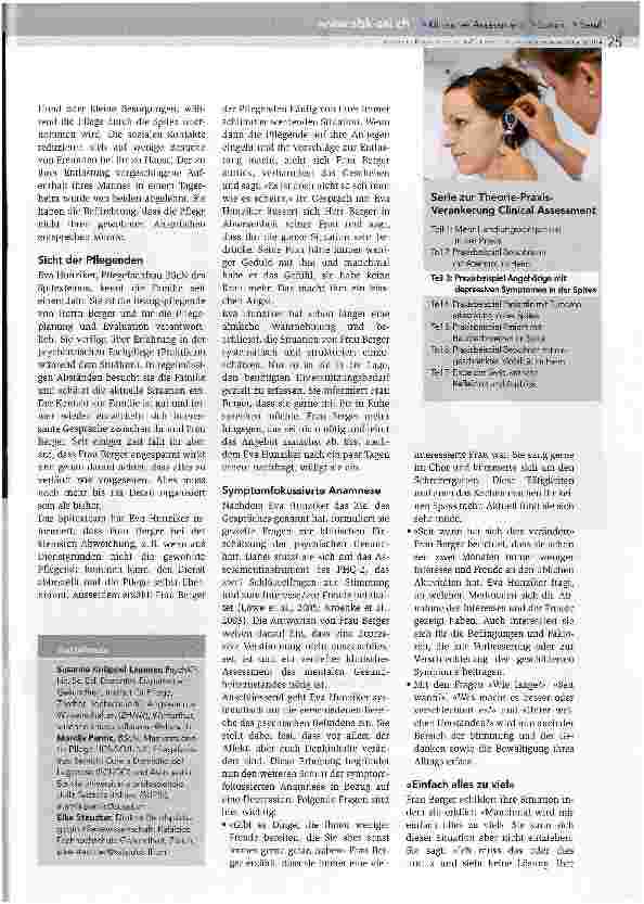 Vorschauseite 2: Gesundheit der pflegenden Angehörigen erhalten