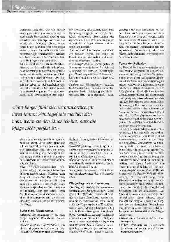 Vorschauseite 3: Gesundheit der pflegenden Angehörigen erhalten