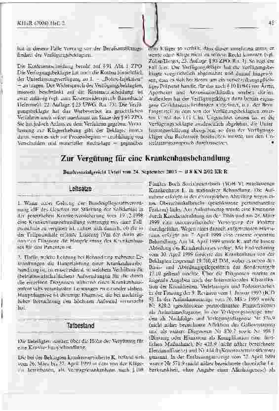 Vorschauseite 5: Verbot von Frühlingsrabatten auf SchönheitsoperationenLandgericht Frankfurt (Oder), Urteil vom 24. Juli 2003 - 32 O 43/03