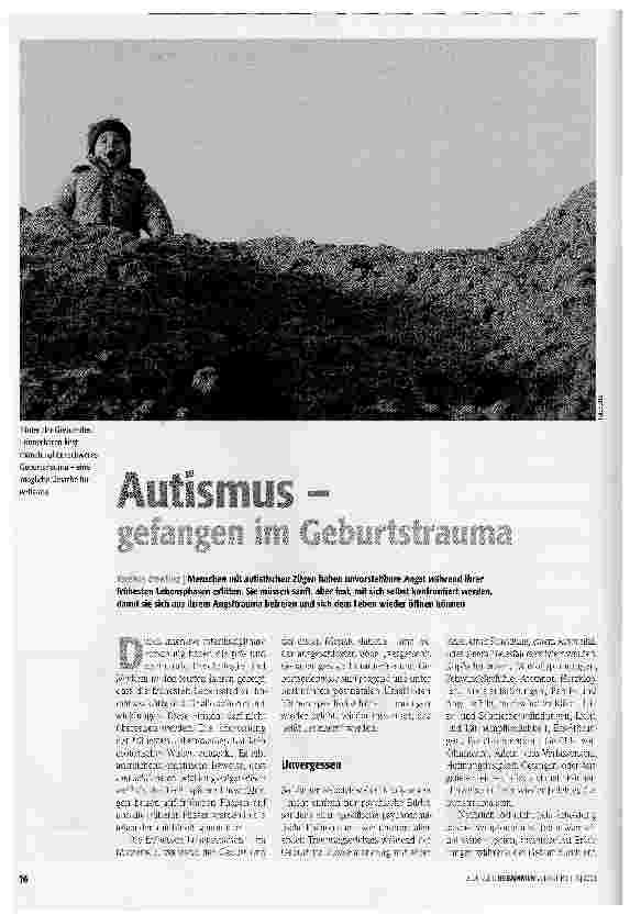 Vorschauseite 1: Autismus - gefangen im Geburtstrauma