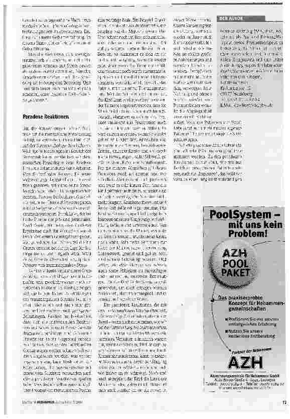 Vorschauseite 2: Autismus - gefangen im Geburtstrauma