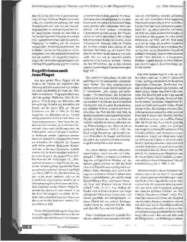 Vorschauseite 2: Entwicklungspsychologische Theorien und ihre Bedeutung in der Pflegeausbildung