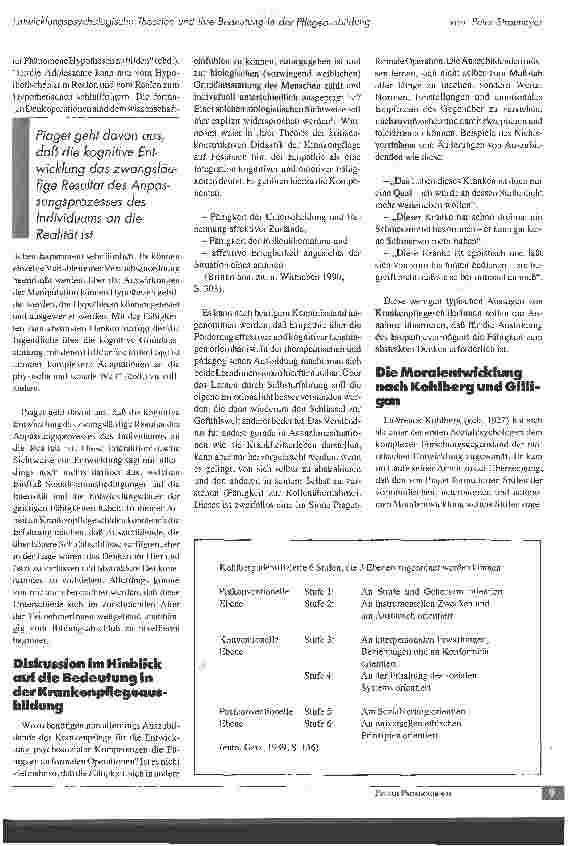 Vorschauseite 3: Entwicklungspsychologische Theorien und ihre Bedeutung in der Pflegeausbildung