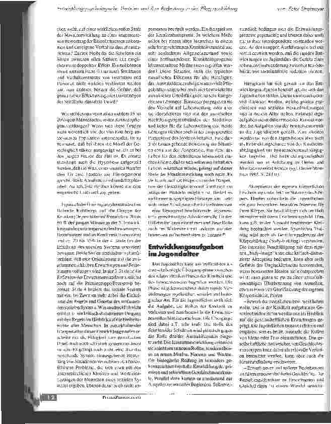Vorschauseite 6: Entwicklungspsychologische Theorien und ihre Bedeutung in der Pflegeausbildung