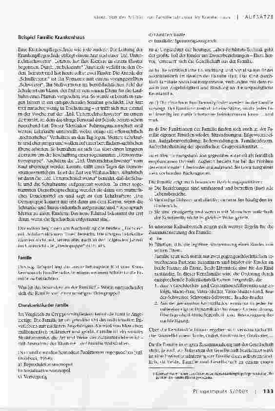 Vorschauseite 3: Von der Militärzur Familienstruktur im KrankenhausBraucht die Krankenpflege Supervision?
