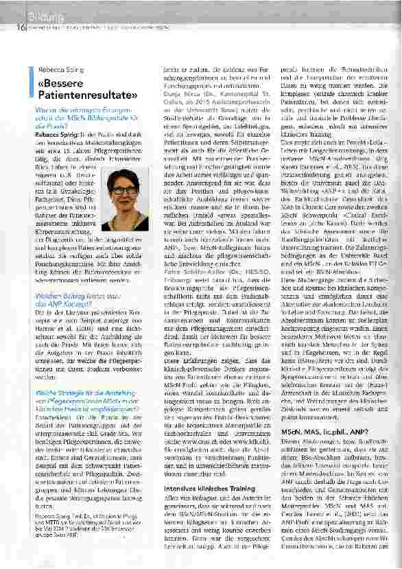 Vorschauseite 3: To ANP or not to ANPdas ist hier die Frage