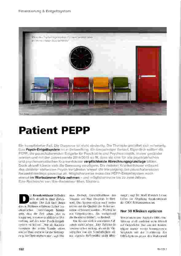 Vorschauseite 1: Patient PEPP