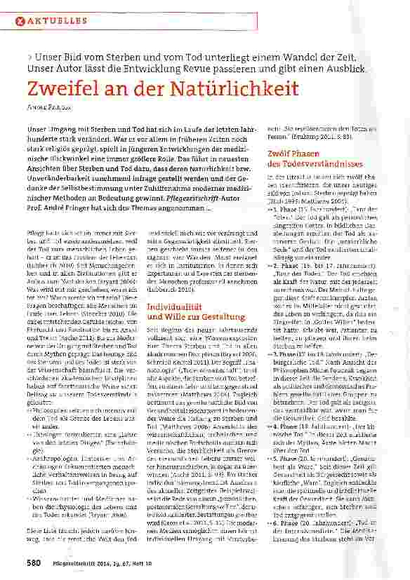 Vorschauseite 1: Zweifel an der Natürlichkeit