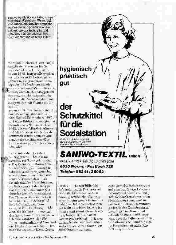 Vorschauseite 5: Lebendige Fortbildung unentbehrlich für die Alltagspraxis