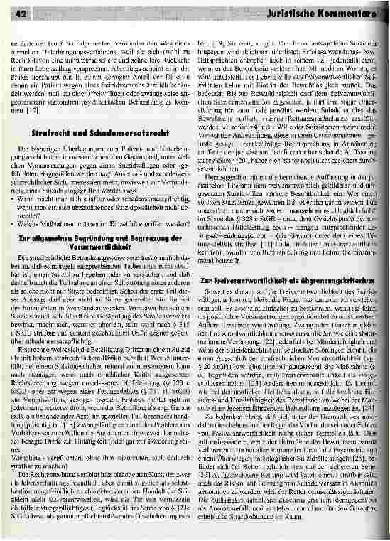 Vorschauseite 3: Rechtsprobleme im Zusammenhang mit Suizid und Suizidversuch