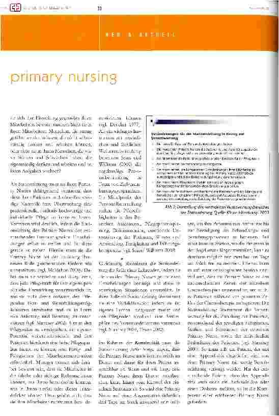 Vorschauseite 2: Die Bedeutung der Implementierung von Primary Nursing für das ManagementTeil II