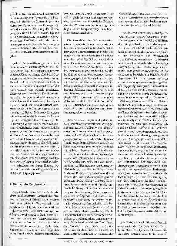Vorschauseite 3: Grenzen der Evidenzbasierung komplexer pflegerischer Standards am Beispiel des Entlassungsmanagements