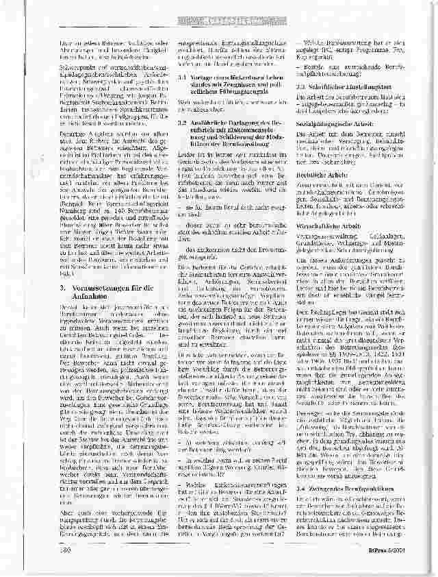 Vorschauseite 2: Qualitätssicherung durch Zugangsregelungen