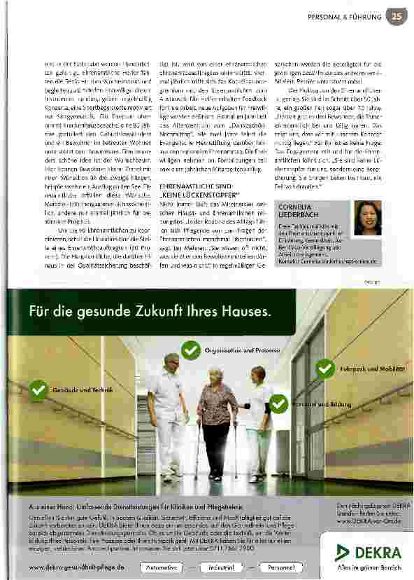 Vorschauseite 4: EINSATZ VON EHRENAMTLICHENFreiwillige vor!