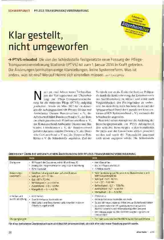 Vorschauseite 1: Klargestellt, nicht umgeworfen