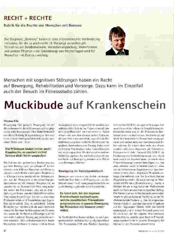 Vorschauseite 1: Muckibude auf Krankenschein