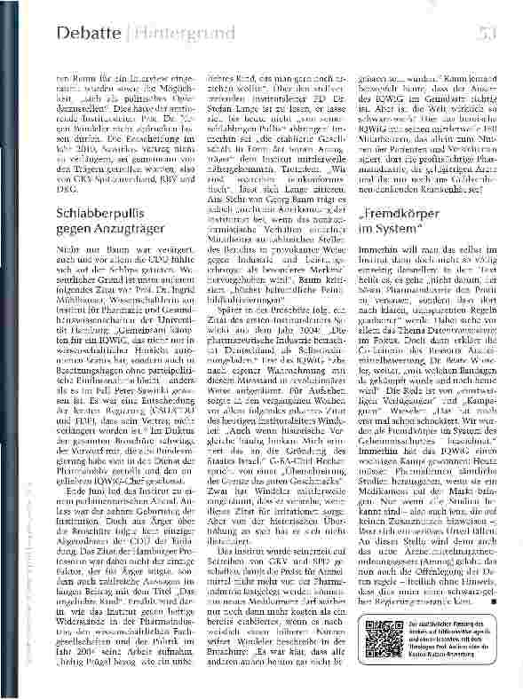 Vorschauseite 2: Krach im Institut