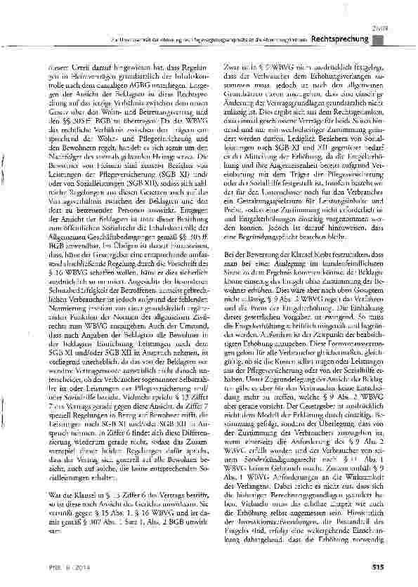 Vorschauseite 5: Zur Unwirksamkeit der Abtretung des Pflegevergütungsanspruchs an die Abrechnungsinstitute