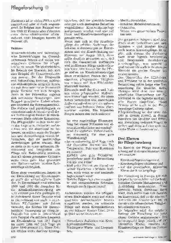 Vorschauseite 2: Pflegeforschung: Der Weg zur effektiven und effizienten Pflege Projektage an der Katholischen Universität Leuven, Belgien