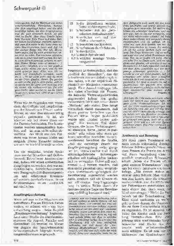 Vorschauseite 2: Schwangerschaftsabbruch Krankenpflegeschule Schäb.Hall Braun-Preis 93 3. Platz für KrPfl und Kinderkrankenpflegeschulen