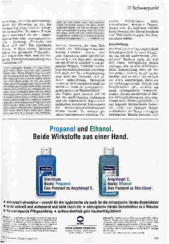 Vorschauseite 5: Schwangerschaftsabbruch Krankenpflegeschule Schäb.Hall Braun-Preis 93 3. Platz für KrPfl und Kinderkrankenpflegeschulen