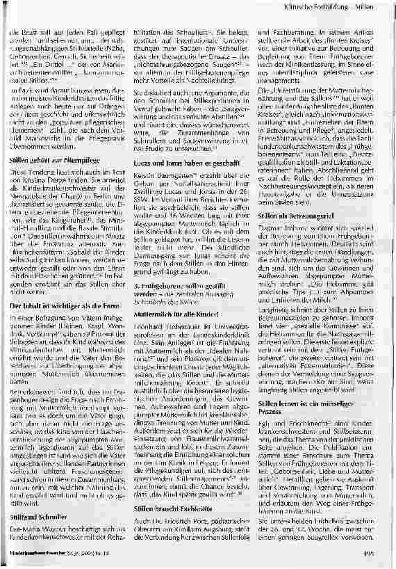 Vorschauseite 3: Breast is best? Ansichten zum Stillen von Frühgeborenen