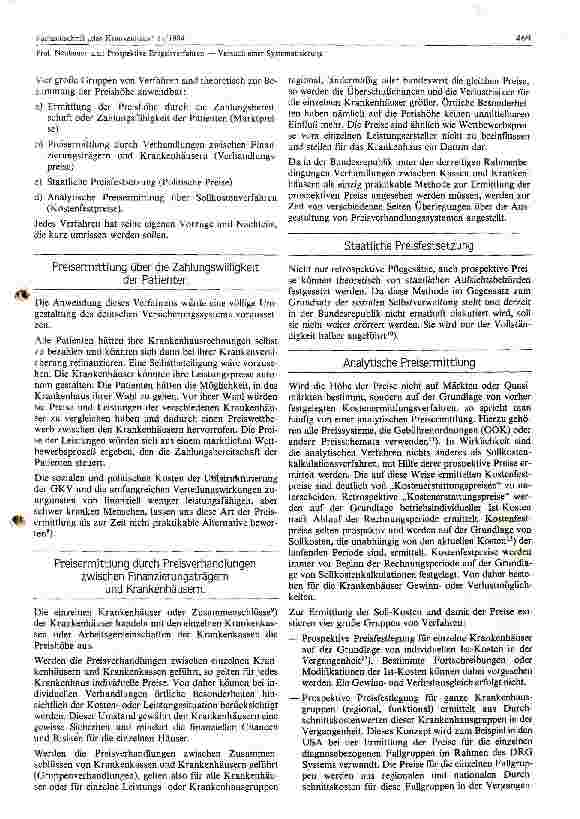 Vorschauseite 3: Prospektive Entgeldverfahren Versuch einer Systematisierung