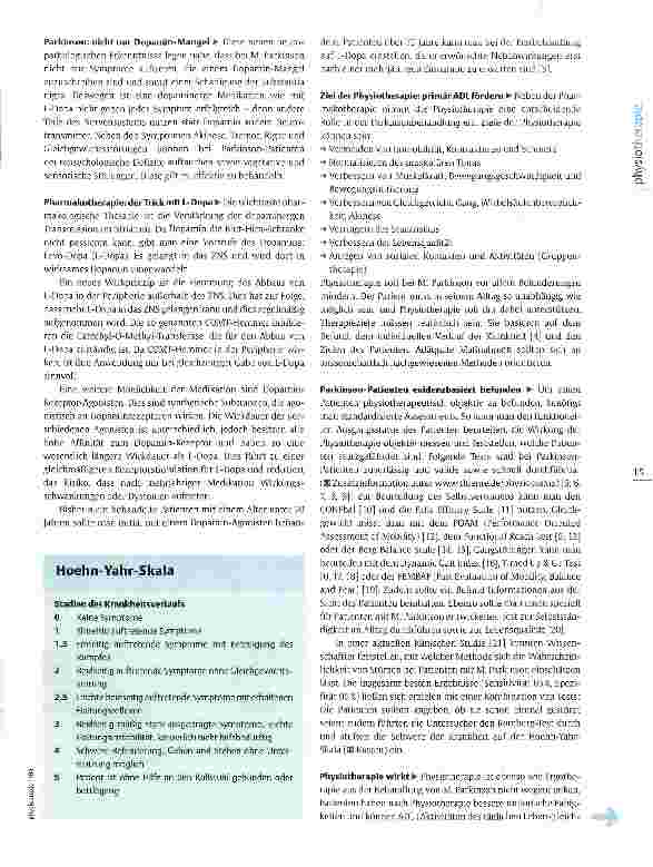 Vorschauseite 2: Evidenzbasierte Physiotherapie bei M. ParkinsonKeine Chance der Akin