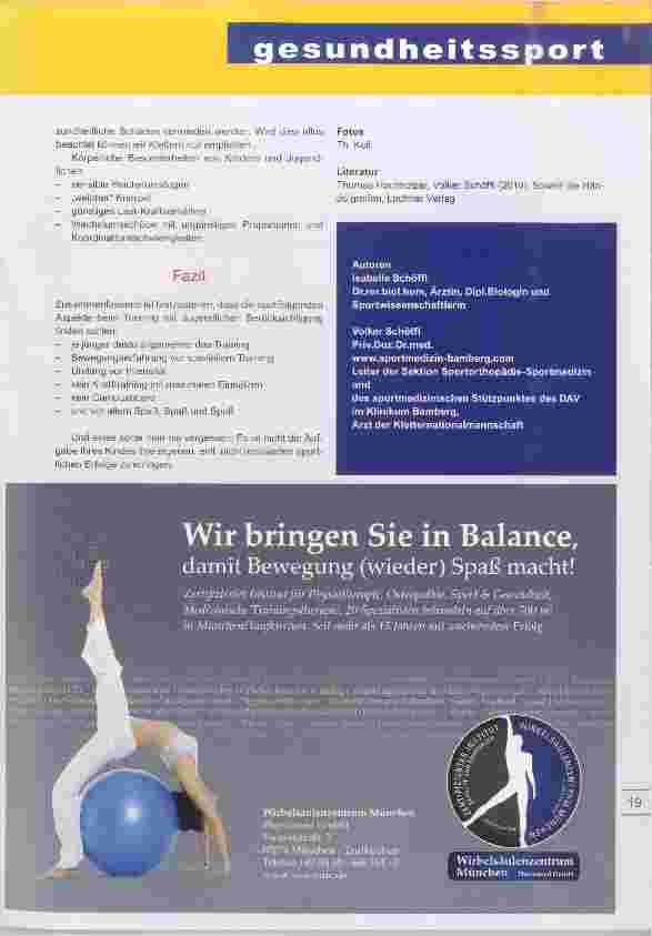 Vorschauseite 5: KLETTERN mit Kindern und Jugendiichen