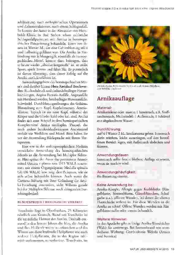 Vorschauseite 3: Die Arnika hat jetzt eine eigene Akademie!
