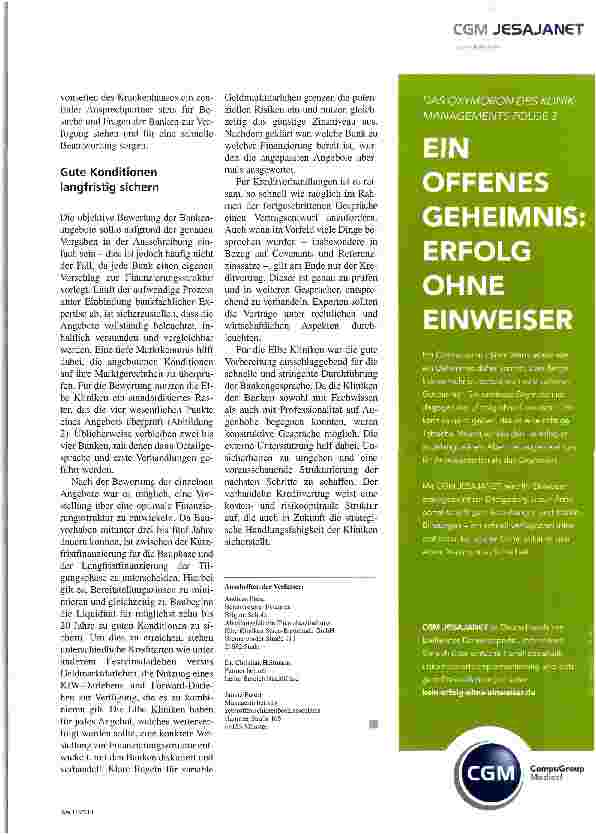 Vorschauseite 4: Überzeugende Vorarbeit
