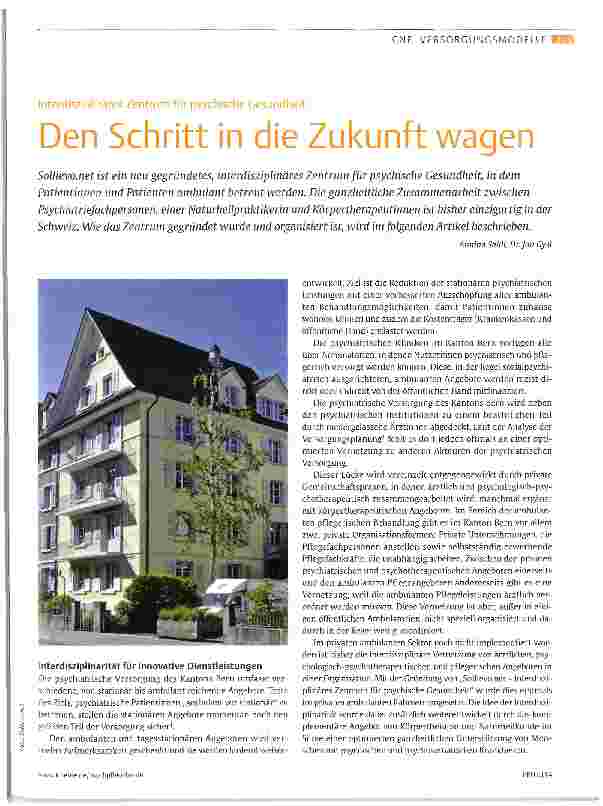Vorschauseite 1: Den Schritt in die Zukunft wagen
