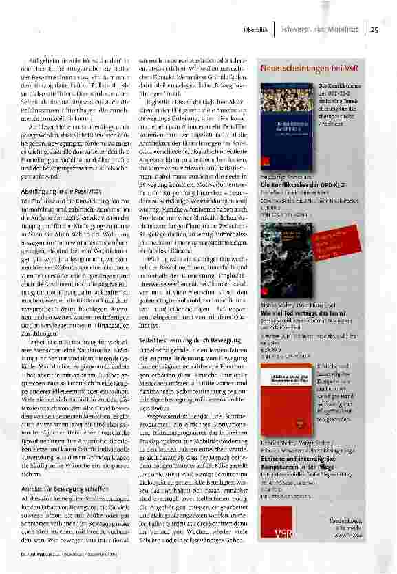 Vorschauseite 2: Autonomie im Alter