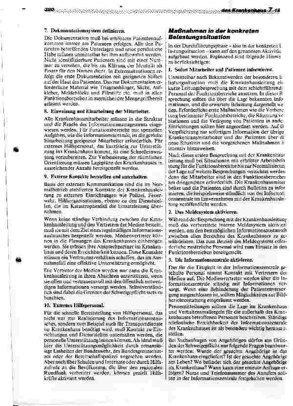 Vorschauseite 5: Kommunikationsmanagement (K) im Krankenhaus zur Qualitätssicherung in Belastungssituationen