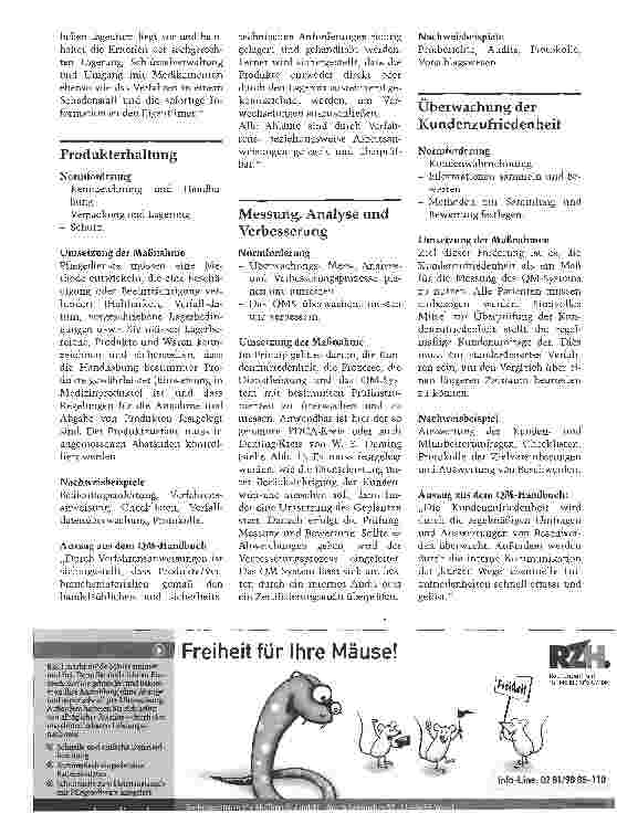 Vorschauseite 2: Zertif izieren - aber wie? Die Bedeutung der ISO 9001: 2000 in der PraxisTeil 3