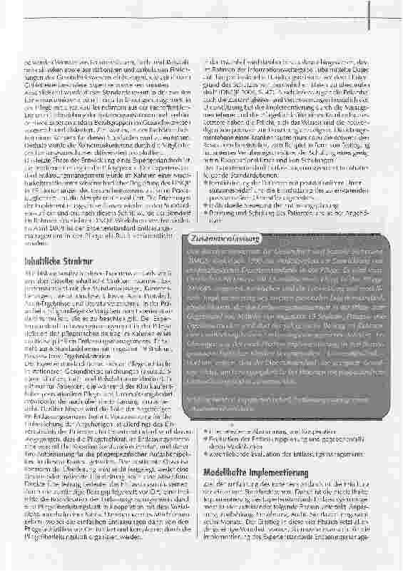 Vorschauseite 2: Über die Krankenhaustür hinaus denkenExpertenstandard Entlassungsmanagement in der Pflege