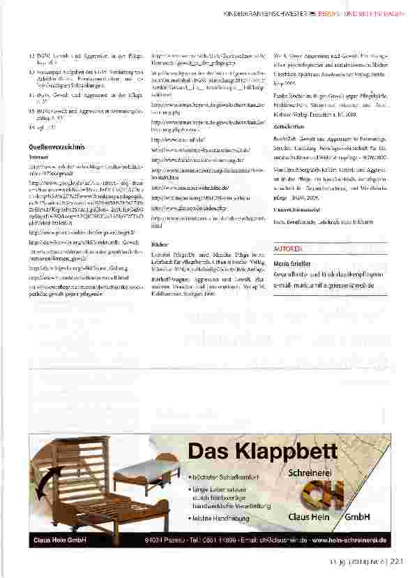 Vorschauseite 6: Pflegephänomen Gewalt