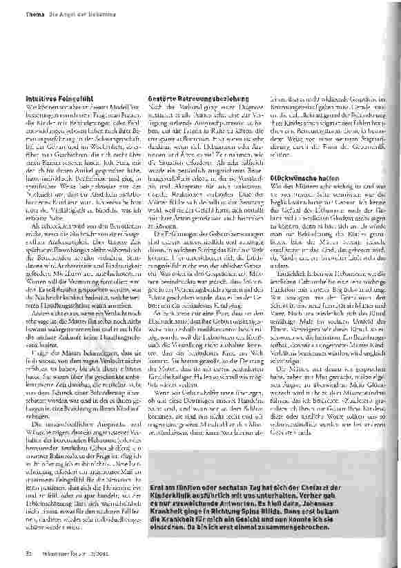 Vorschauseite 2: Die Angst der Hebamme vor dem behinderten Kind