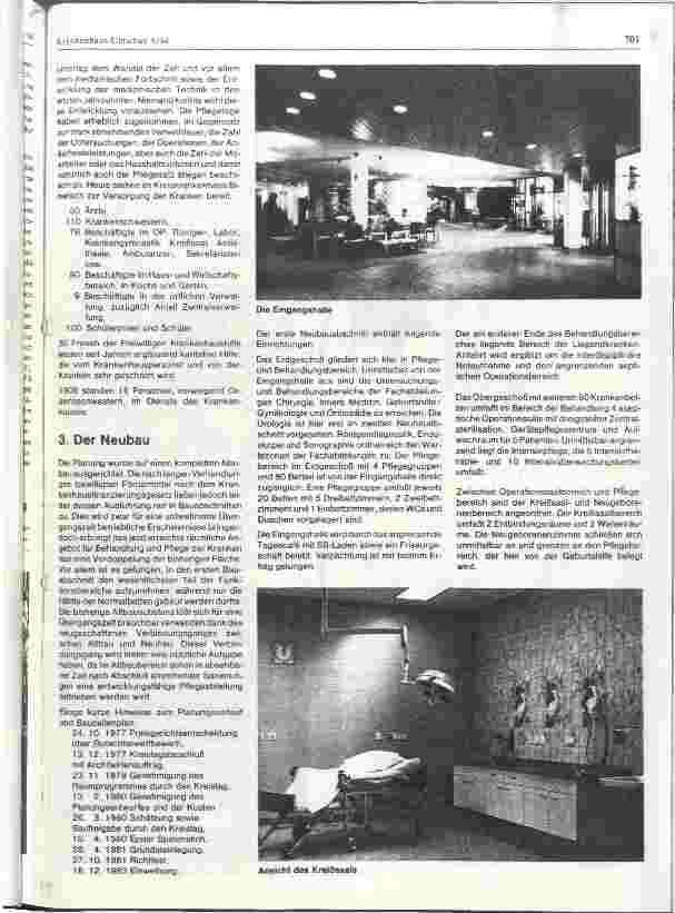 Vorschauseite 2: Das Kreiskrankenhaus Biberach und seine Entwicklung bis zum Neubau