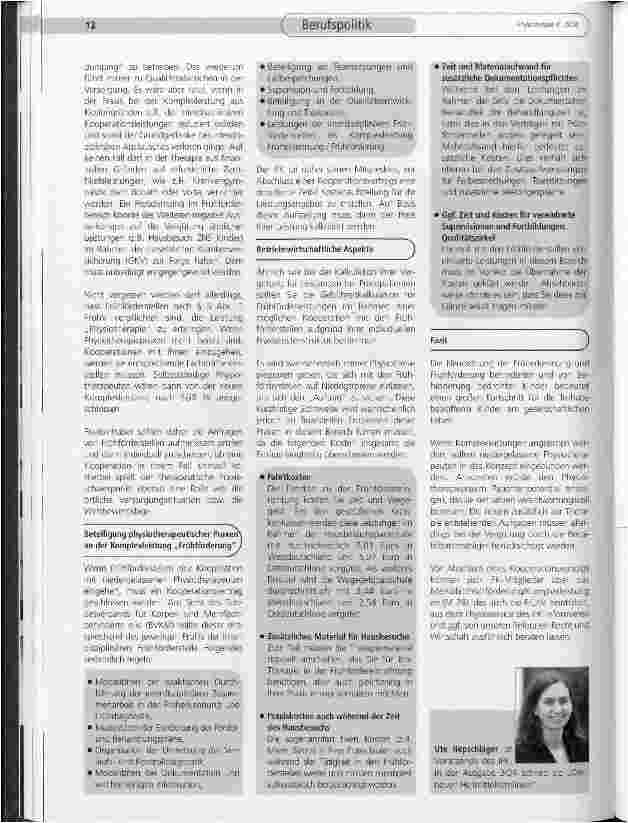 Vorschauseite 3: Frühförderung/Komplexleistungen nach SGB IX