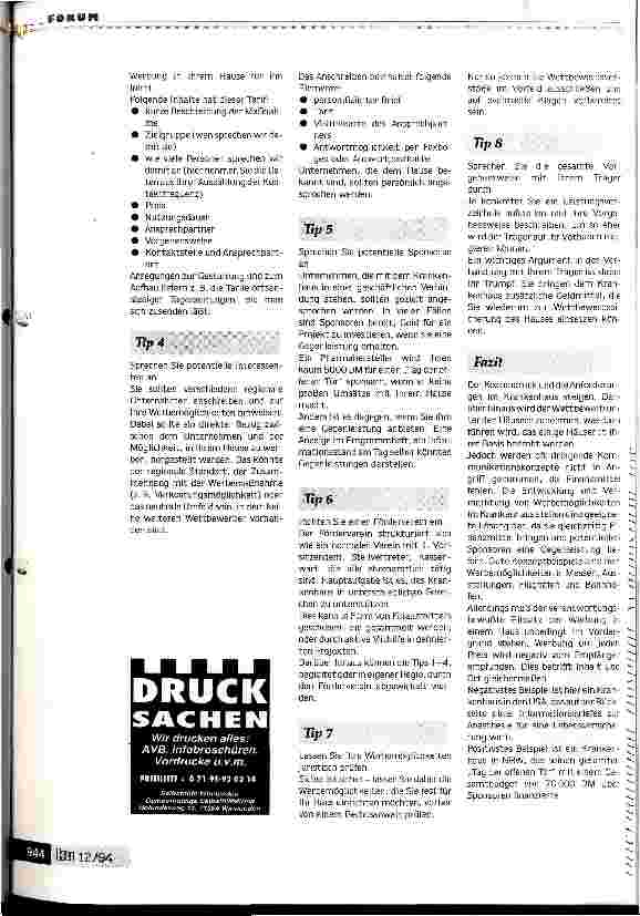 Vorschauseite 2: Die zusätzliche Einnahmequelle: Werbung im Krankenhaus