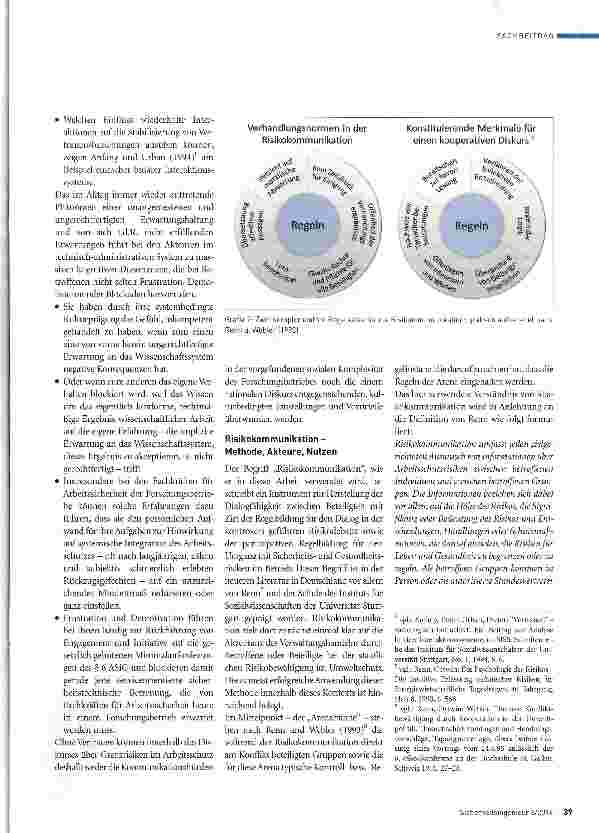 Vorschauseite 4: Erweiterte Risikokommunikation im Arbeitsschutz