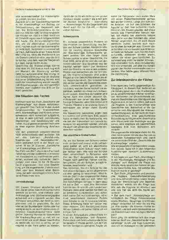 Vorschauseite 2: Geschichte der Krankenpflege